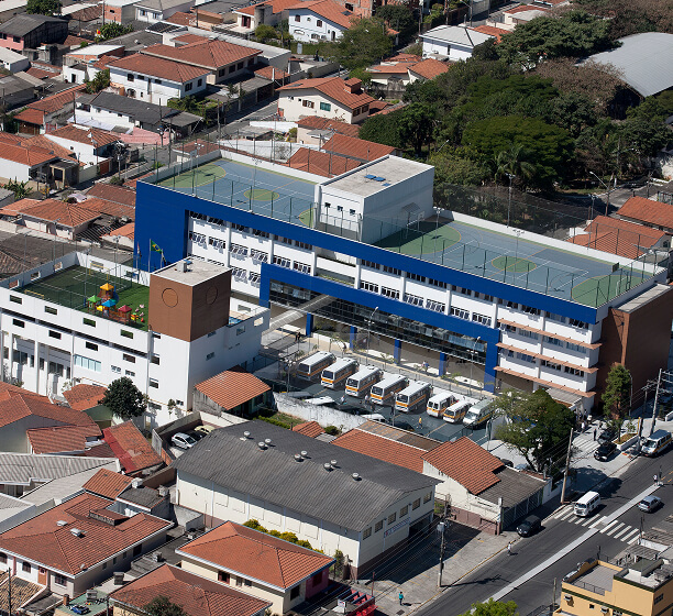 Imagem aerea do Colégio Vital Brazil