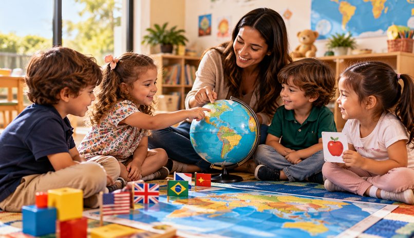 Educação infantil bilíngue: benefícios de aprender um segundo idioma desde cedo